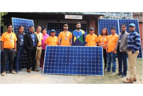 Lotus Solar Installation